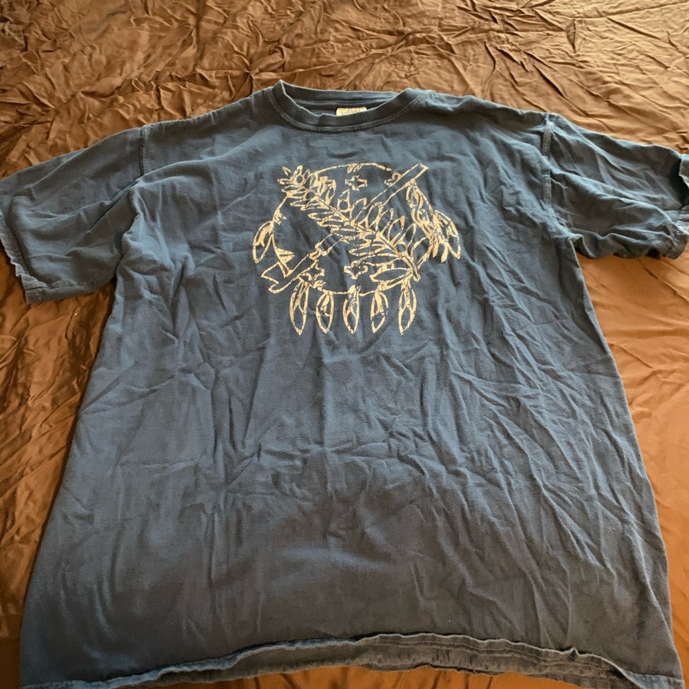 Comfort Colors Oklahoma Shield and Peace Pipe